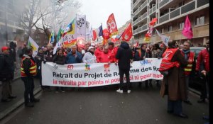 LILLE : Manifestation contre la reforme des retraites