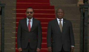 Cyril Ramaphosa accueille le Premier ministre éthiopien à Prétoria
