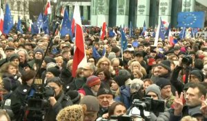 Pologne: rassemblement contre une loi permettant de sanctionner les juges