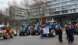 Manifestations des agriculteurs en colère à Lille
