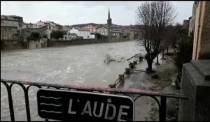 Tempête Gloria: plus de 250 personnes évacuées dans l'Aude, le fleuve déborde