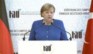 Merkel et Erdogan inaugurent une université germano-turque à Istanbul