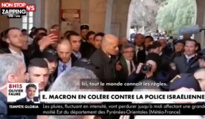 Emmanuel Macron s'emporte contre des policiers israéliens (Vidéo)