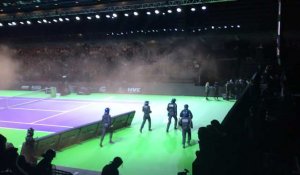 Open de tennis de Rennes. Les CRS évacuent du Liberté les manifestants