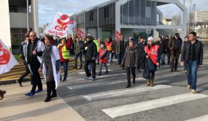 Grève du 29 janvier à Lorient. 700 manifestants ont défilé contre la réforme des retraites