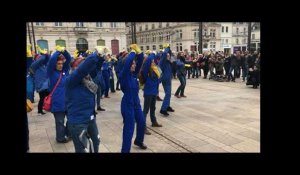 Flash Mob des Rosy, jeudi 1er février, au Mans