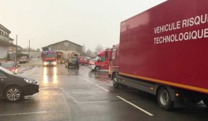 Bapaume : incendie dans un bâtiment agricole contenant 25 T de nitrate d'ammonium