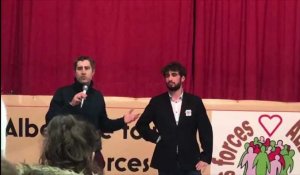 Romain Mareen, candidat de la gauche aux municipales à Albert