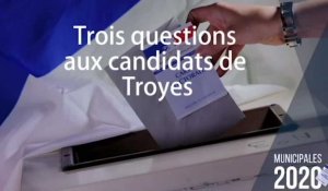 Municipales à Troyes : trois questions aux candidats