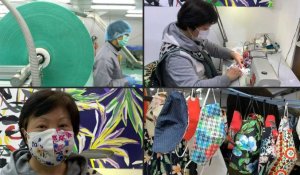 Les Hongkongais fabriquent leurs propres masques face à la pénurie