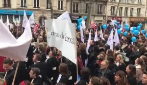 Les avocats marnais et ardennais manifestent à Paris