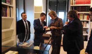 La reine Mathilde a visité la Fondation Alamire à Heverlee