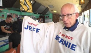 En Californie, un sosie de Bernie Sanders est fan du sénateur démocrate