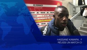 Football. Interview de Hassane Kamara après Monaco - Reims (1-1)