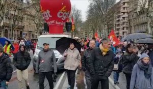Réforme des retraites : manifestation à Toulouse après le recours au 49.3