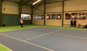 Entraînement de Kim Clijsters dans son Académie à Bree (1)