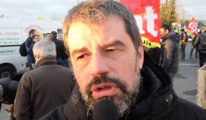 VIDEO DISPO DANS MVP Serge Ragazzacci, secrétaire départemental de la CGT dans l'Hérault marché gare Montpellier