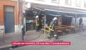 La pizzeria Gusto Slice brûle en plein centre de Toulouse