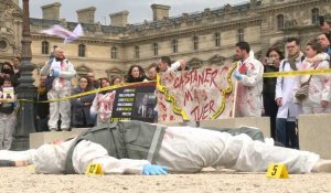 La police scientifique manifeste à Paris pour "un vrai statut"