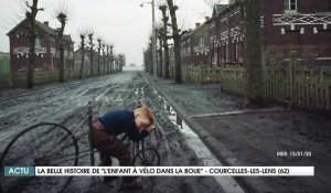 Courcelles-les-Lens (62) : La belle histoire de « l'enfant à vélo dans la boue »