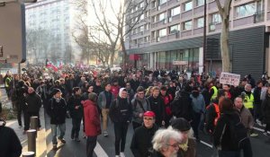 Manifestation contre la réforme des retraites à Lille