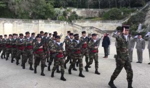 Nîmes : le 503e régiment du Train présente son étendard