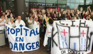 Les personnels soignants de l'hôpital de Douai se mobilisent pour réclamer des moyens