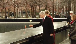Le roi Philippe et la reine Mathilde visitent "Ground Zero" à New York 
