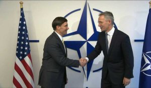Le secrétaire général de l'OTAN accueille le secrétaire américain à la Défense à Bruxelles