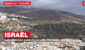 Israël : les denrées palestiniennes bloquées