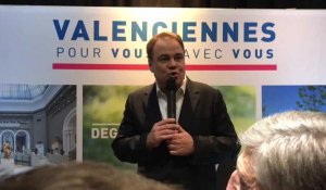 Lancement de la campagne de Laurent Degallaix à Valenciennes
