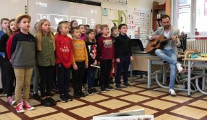 Les CM1-CM2 de l'école Saint-Exupéry de Noeux-les-Mines vont chanter avec le groupe Archimède