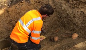 Des sépultures découvertes dans un chantier archéologique à Argentan