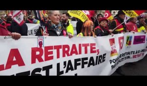 Nîmes manifestation contre la réforme des retraites