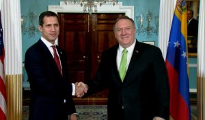 Pompeo reçoit Juan Guaido du Venezuela au Département d'État américain