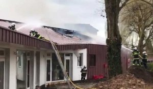 Incendie dans une crèche en construction à Marcq-en-Baroeul
