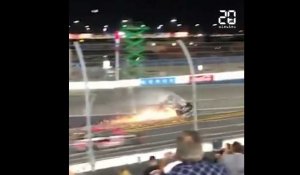 Daytona 500 : Les images de la terrible sortie de piste de Ryan Newman