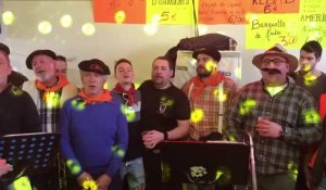 Pyrénées : chants catalans au lancement de la fête de l'Ours de Saint-Laurent de Cerdans