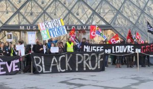 Retraites: le Louvre bloqué par l'intersyndicale du musée