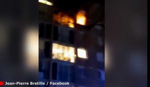 Incendie au sixième étage d'un immeuble du quartier Argentine à Beauvais