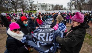 Quatrième et dernière "Marche des femmes" avant la présidentielle américaine
