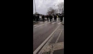 Macron à Dunkerque : les avocats ont rejoint les manifestants