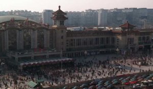 TIMELAPSE: la gare de Pékin avant le Nouvel an chinois