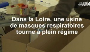 Coronavirus. Dans la Loire, une usine de masques respiratoires tourne à plein régime