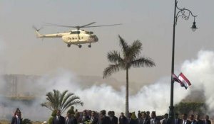 Egypte: un hélicoptère transporte la dépouille de Hosni Moubarak