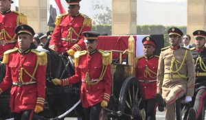 Funérailles de l'ancien président égyptien Hosni Moubarak au Caire