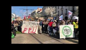 Manifestions des lycéens de Youth for Climate à Angers