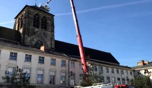 Des travaux sur l’église Saint-Alpin en centre-ville de Châlons-en-Champagne
