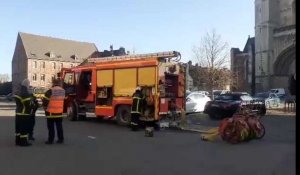 Incendie à la cuisine du collège d'Aire-sur-la-Lys