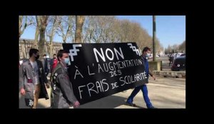 Les étudiants des Arts et Métiers d’Angers défilent contre l’augmentation des frais d’inscription